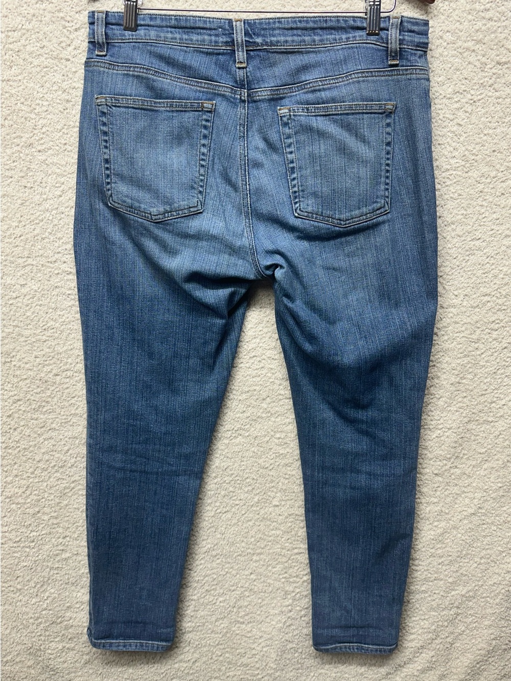 Eileen Fisher Organic Cotton Stretch Slim Ankle Jeans Women’s Blue Size S - Picture 2 of 8